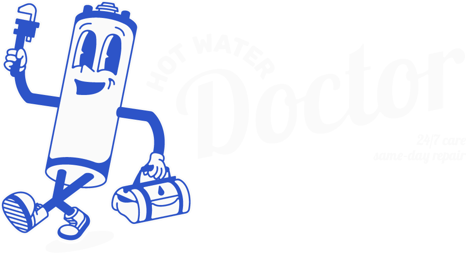 Hot Water Doctor Logo WHT